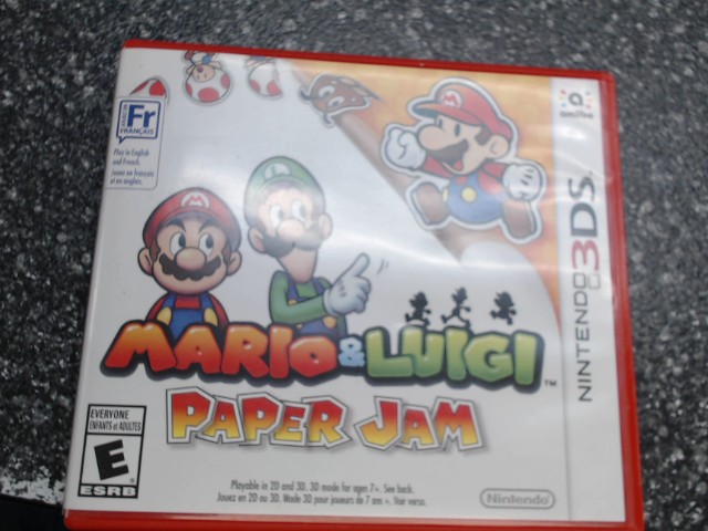 Mario & luigi paper jam