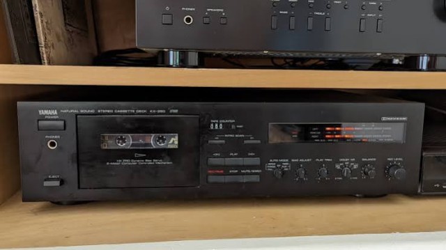 Vintage casette tape player