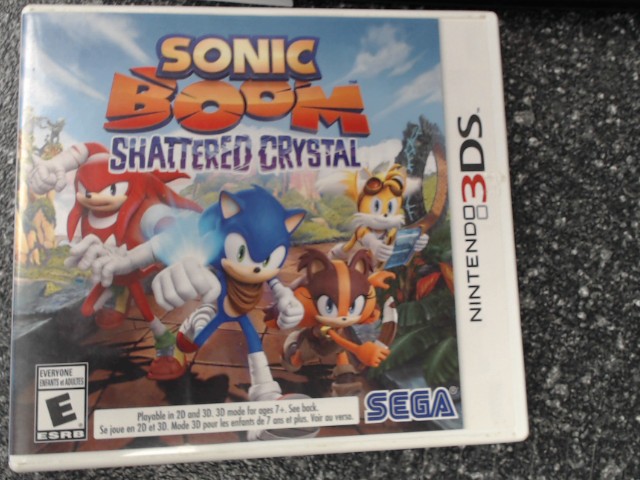 Sonic boom shattered crystal