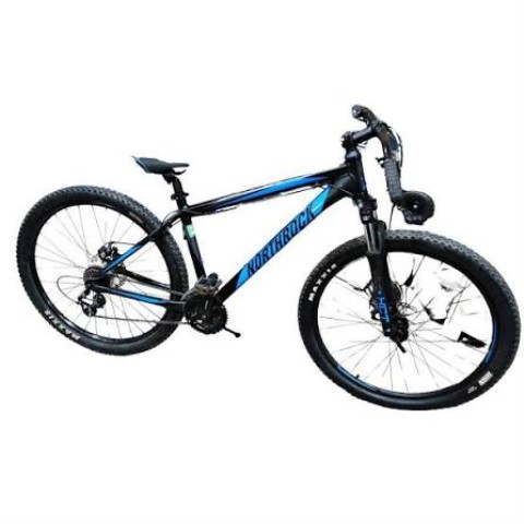 Velo bleu montagne/hybride
