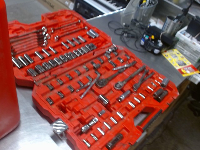 Kit de ratchet crafsman 121psc used