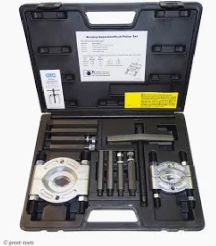 Bearing separator/bearing-puller set
