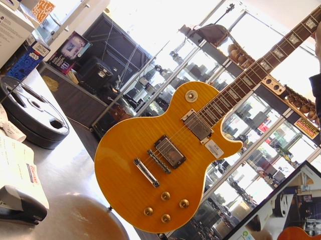Les paul honey burst czech