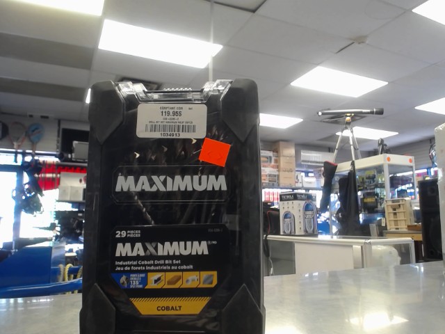 Drill bit set maximum neuf 29pcs