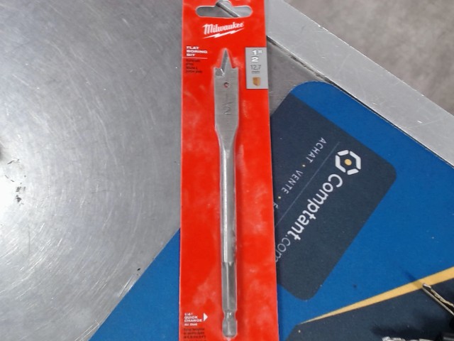 Flat boring bit 1/2