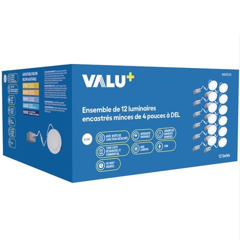 Ensemble de 12 luminaires