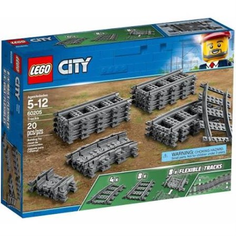 Lego rails flexibles