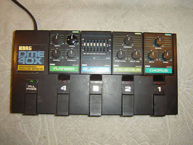 Analog delay, compres analog flanger ove
