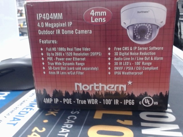 Outdoor ir dome camrera