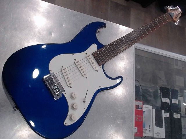 Guitare electrique bleu