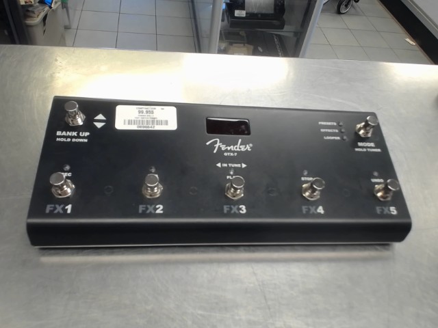 Foot switch fender