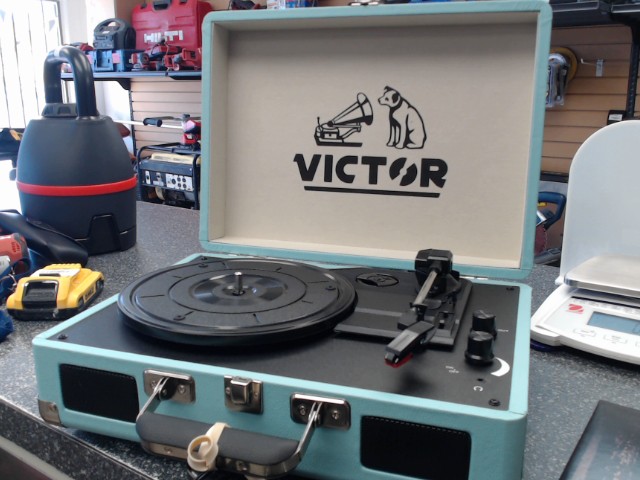 Vynil player bleu bluetooth