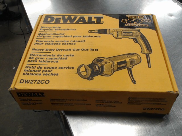 Dewalt kit drywall screwdriver + cutout