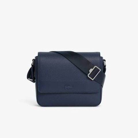 Navy leather bag