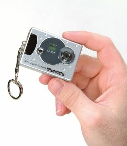 Mini camera keychain