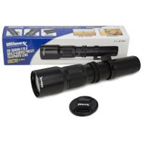 Hd 500mm f/8.0 multi-coated preset telep
