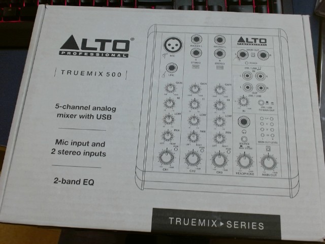 5-channel analog mixer