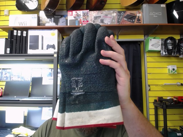 Paire de gant de travail vert