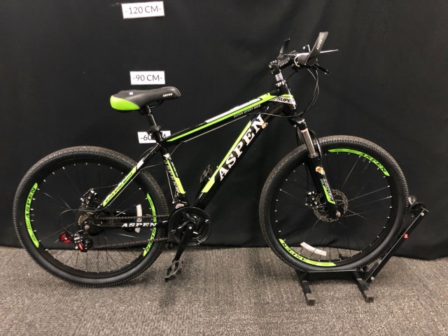 Velo vert et noir