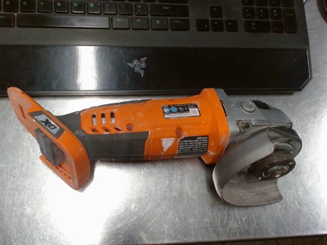 Ridgid grinder a battery