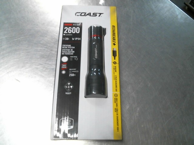 Flashlight rechargeable 2600 lumens