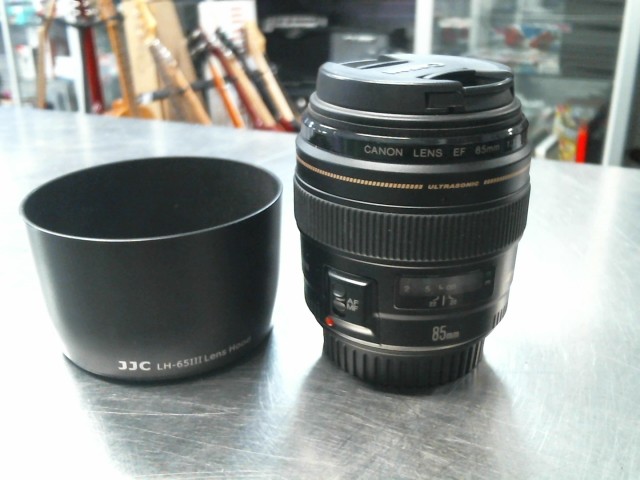 Lens canon ef 85 mm 1:1.8