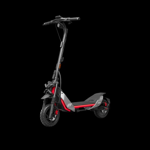 Scooter electrique segway rouge noir