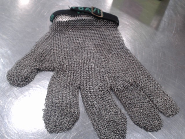 Gant de boucher cote de maille