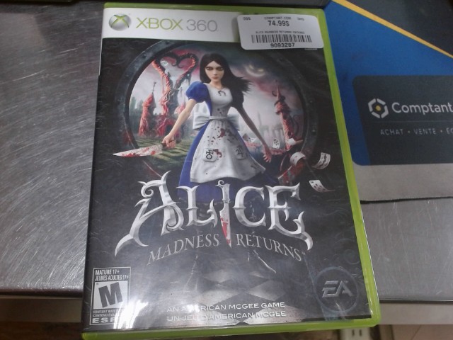 Alice madness returns xbox360