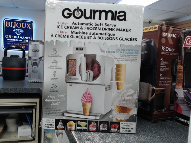 Gourmia 1 liter soft serve ice cream