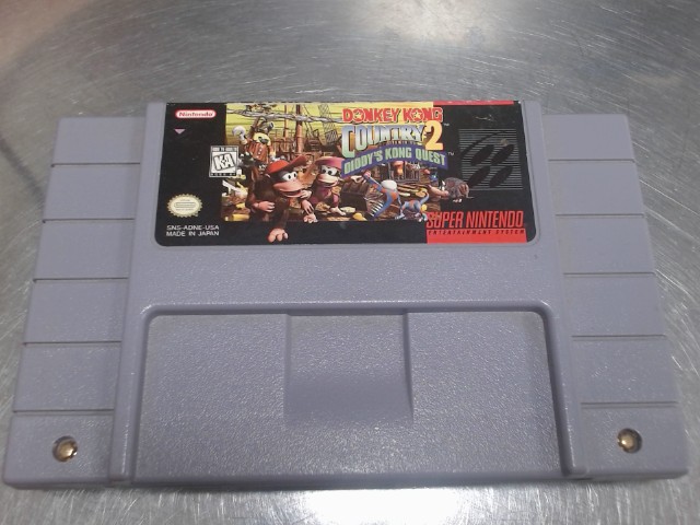 Donkey kong country 2 super nintendo