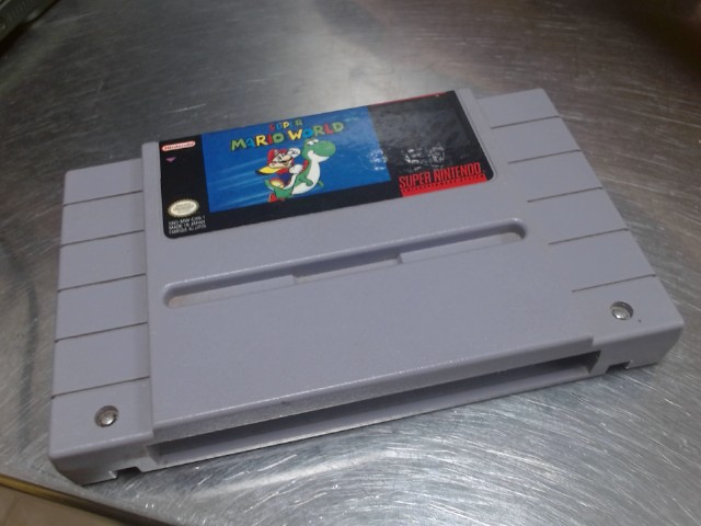 Super mario world super nintendo loose