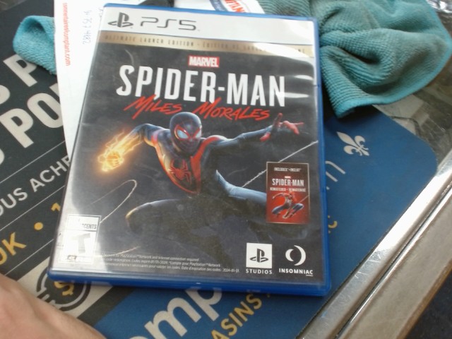 Ps5 spider man miles morales jjeux video