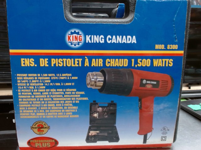 Heatgun king canada neuf