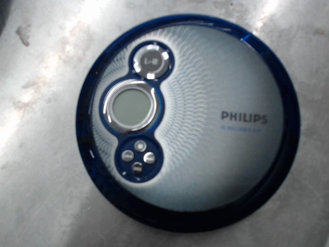 Philips discman bleu