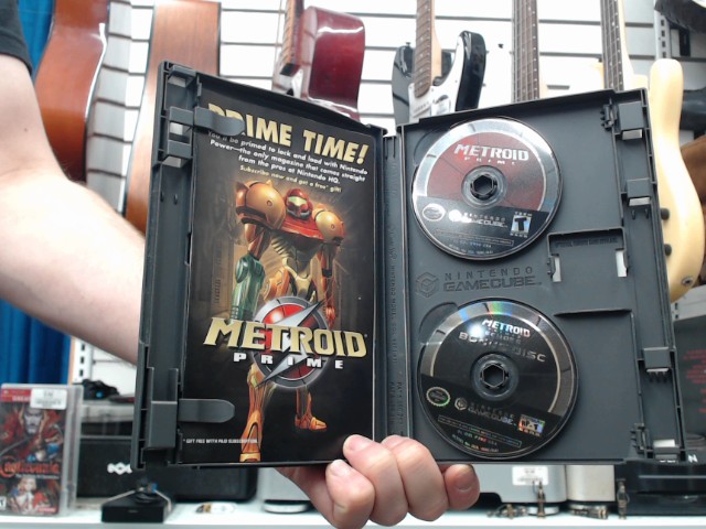 Jeu gamecube metroid prime + bonus disc