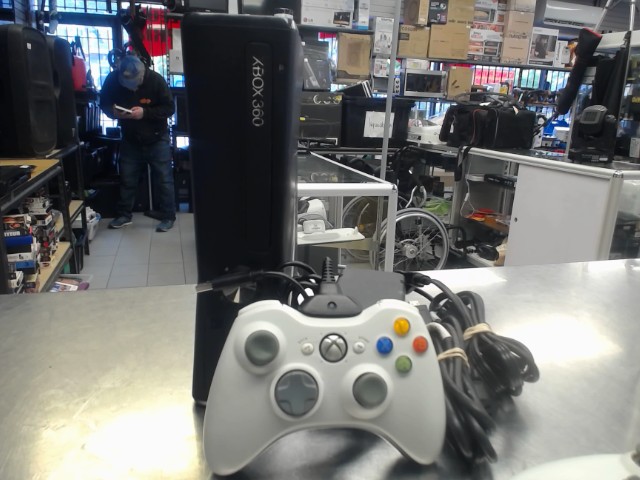 Console xbox 360 + man + fils