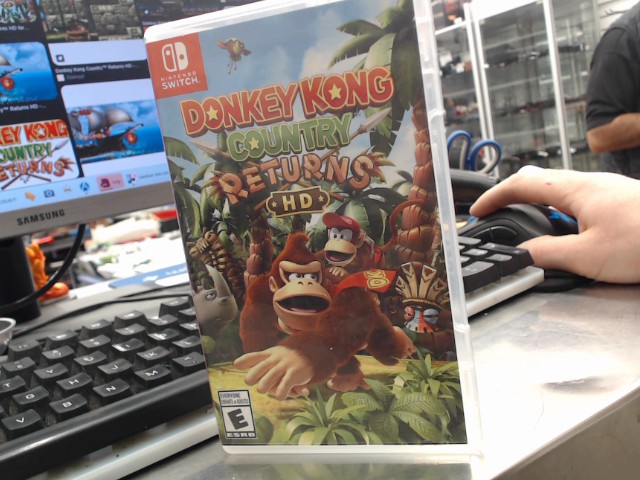 Jeu switch donkey kong country returns