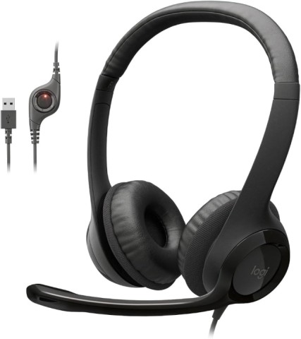 Ecouteurs bureau logitech h390