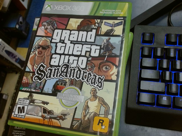 Grand theft auto san andreas xbox 360