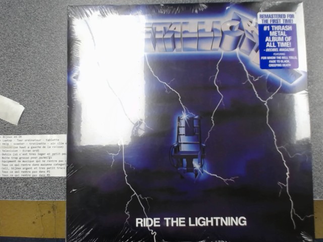 Metallica ride the lightning vinyl