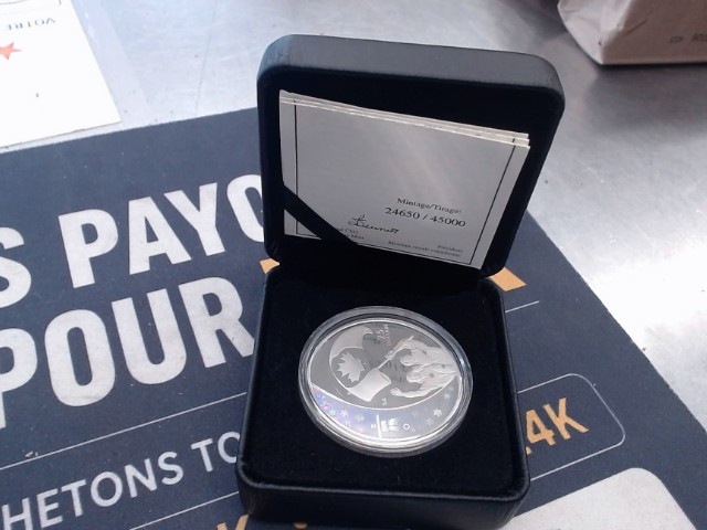 Mint 2007 silver coin athletes pride
