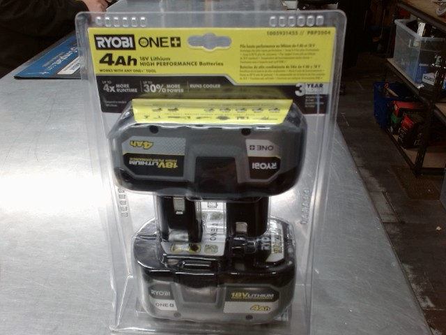 Paquet 2 batterie 4ah
