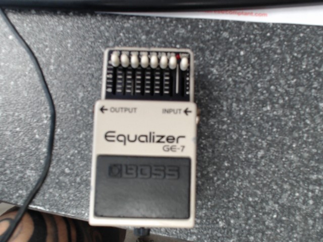 Pedale effets equalizer ge-7