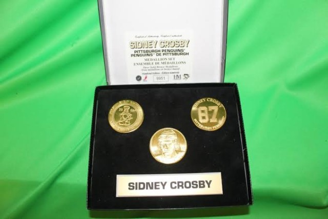 Piece commemoratif sidney crosby 2009