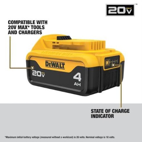 Dewalt xr battery pack 4ah