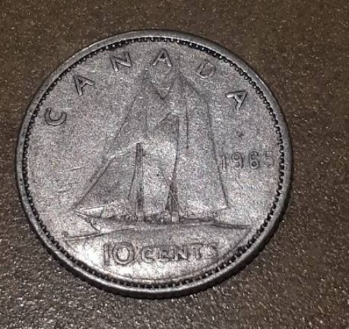 Piece 5 cent 1967 80% argent 2.3g