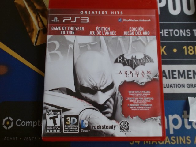 Batman arkham city goty edition ps3