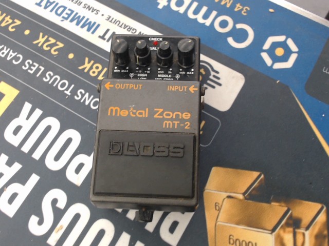 Pedal guitare metal zone