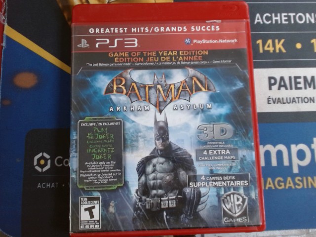 Batman arkham asylum ps3